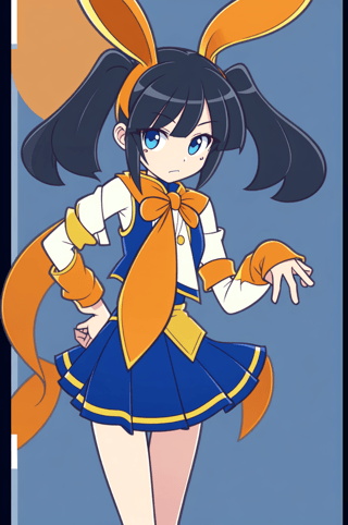 【画像あり】ウサギの女の子「メイベルちゃん」のぷよぷよ風イラストを作ってみました！