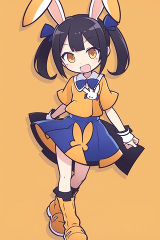 【画像あり】ウサギの女の子「メイベルちゃん」のぷよぷよ風イラストを作ってみました！