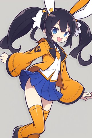 【画像あり】ウサギの女の子「メイベルちゃん」のぷよぷよ風イラストを作ってみました！