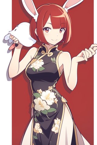 【画像あり】ウサギの女の子「ウェンディちゃん」のぷよぷよ風イラストを作ってみました！