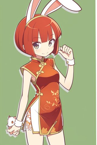 【画像あり】ウサギの女の子「ウェンディちゃん」のぷよぷよ風イラストを作ってみました！