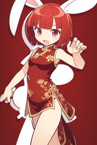 【画像あり】ウサギの女の子「ウェンディちゃん」のぷよぷよ風イラストを作ってみました！