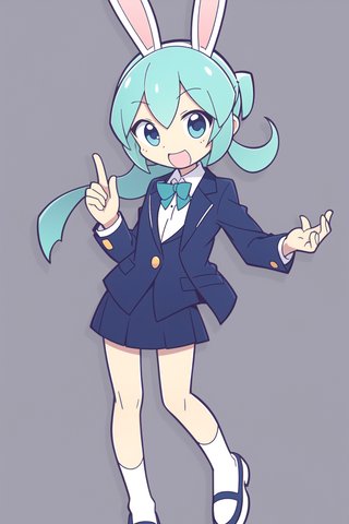 【画像あり】ウサギの男の子「ディッパーくん」のぷよぷよ風イラストを作ってみました！