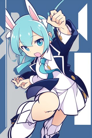 【画像あり】ウサギの男の子「ディッパーくん」のぷよぷよ風イラストを作ってみました！