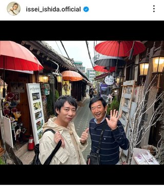 もう完全に別人！いしだ壱成の最新姿にネット衝撃「増えましたね」父と韓国へ…来月で５０歳