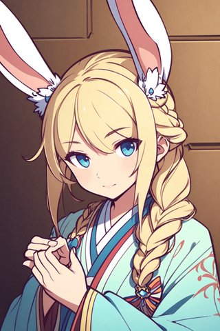 【画像あり】ウサギの女の子「パシフィカちゃん」のぷよぷよ風イラストを作ってみました！