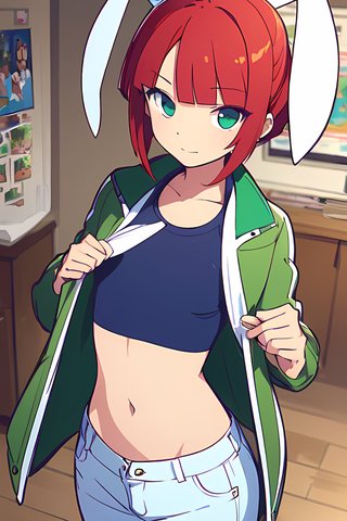 【アンケート】ウサギの女の子「ウェンディちゃん」のおへそはかわいいと思いますか？