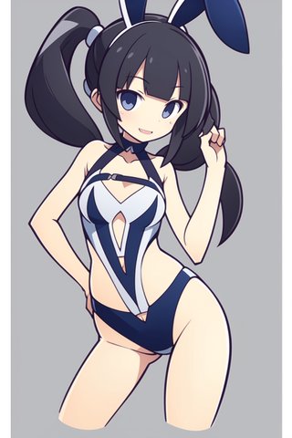 【画像あり】ウサギの女の子「メイベルちゃん」のぷよぷよ風イラストを作ってみました！