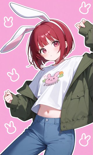 【アンケート】ウサギの女の子「ウェンディちゃん」のおへそはかわいいと思いますか？