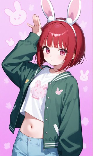 【アンケート】ウサギの女の子「ウェンディちゃん」のおへそはかわいいと思いますか？