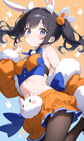 【アンケート】ウサギの女の子「メイベルちゃん」のおへそはかわいいと思いますか？