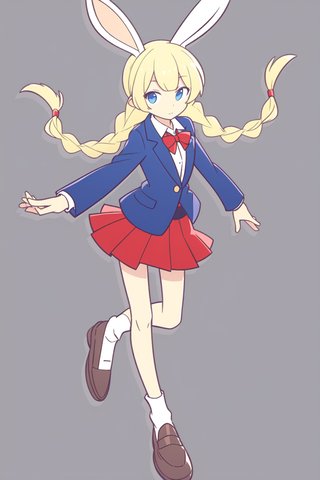 【画像あり】ウサギの女の子「パシフィカちゃん」のぷよぷよ風イラストを作ってみました！