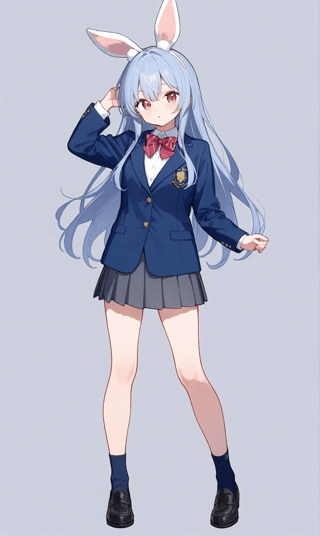 【画像あり】女装したウサギの男の子「ディッパーくん」のAIイラスト