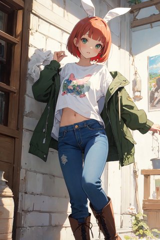 【アンケート】ウサギの女の子「ウェンディちゃん」のおへそはかわいいと思いますか？