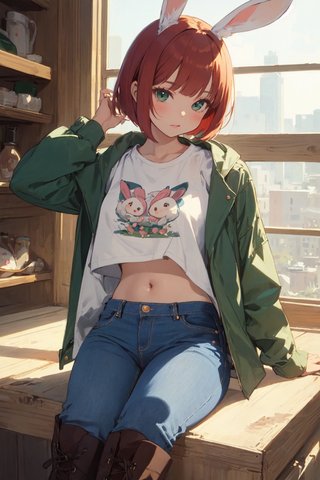 【アンケート】ウサギの女の子「ウェンディちゃん」のおへそはかわいいと思いますか？