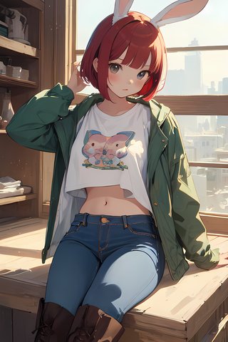 【アンケート】ウサギの女の子「ウェンディちゃん」のおへそはかわいいと思いますか？