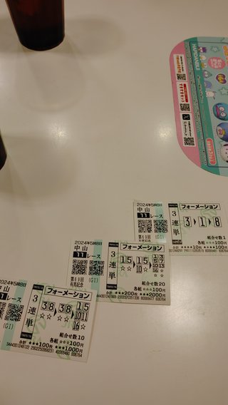 有馬記念負けた😵