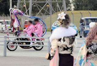 北九州市の成人式ド派手衣装