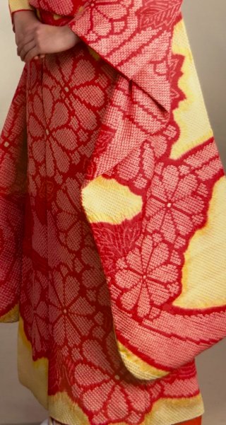 成人式　うちの娘の総絞りにおばさま方がひれ伏してた