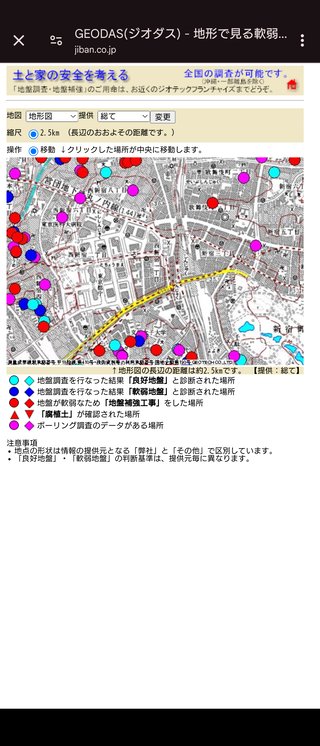 軟弱地盤マップ