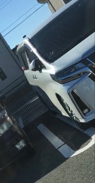 アルファードちゃんと駐車してほしい