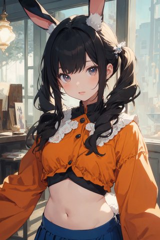 【アンケート】ウサギの女の子「メイベルちゃん」のおへそはかわいいと思いますか？