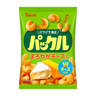 「カール」そっくり東ハト「パックル」名前の由来は「パクッと食べやすい！」
