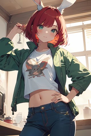 【アンケート】ウサギの女の子「ウェンディちゃん」のおへそはかわいいと思いますか？