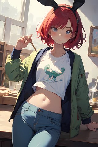 【アンケート】ウサギの女の子「ウェンディちゃん」のおへそはかわいいと思いますか？