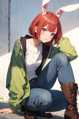 【画像あり】ウサギの女の子「ウェンディちゃん」のAIイラストを作ってみました！