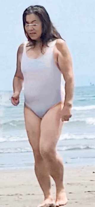 50代ての白水着