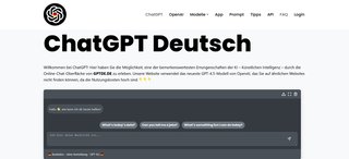 ChatGPT Deutsch kostenlos