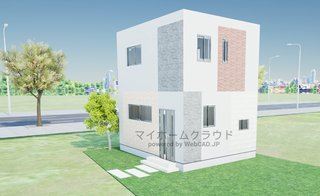 家を建てるんだけれどこんな外装にしようかと思います、どう思いますか？(^。^)y-.。o○