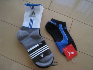 小学生男子の靴下