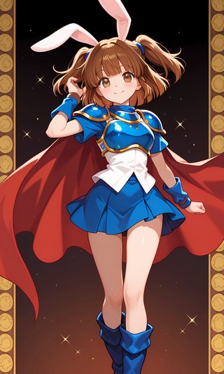 【画像】ウサギの女の子「メイベルちゃん」に、ぷよぷよのアルル・ナジャのコスプレをさせてみました！