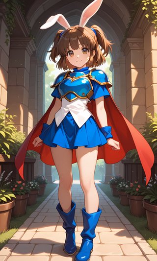 【画像】ウサギの女の子「メイベルちゃん」に、ぷよぷよのアルル・ナジャのコスプレをさせてみました！