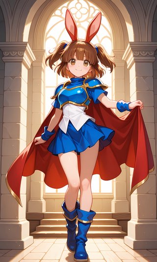 【画像】ウサギの女の子「メイベルちゃん」に、ぷよぷよのアルル・ナジャのコスプレをさせてみました！