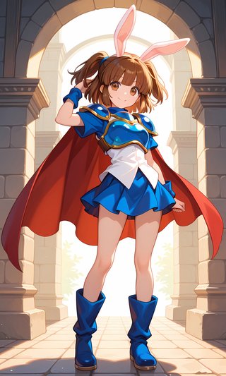 【画像】ウサギの女の子「メイベルちゃん」に、ぷよぷよのアルル・ナジャのコスプレをさせてみました！