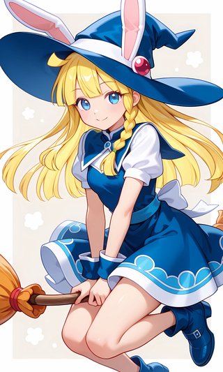 【画像あり】ウサギの女の子「パシフィカちゃん」に、ぷよぷよのウィッチのコスプレをさせてみました！