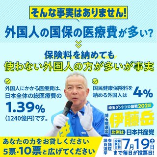 【参議院選挙・埼玉】猛追！伊藤岳（日本共産党）