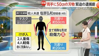 水戸市で男女6人を切りつけた男の格好､ガチでヤバすぎる