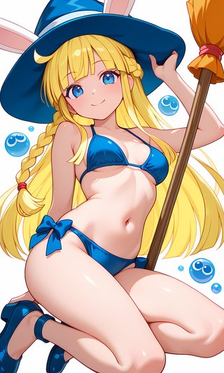 【画像あり】ウサギの女の子「パシフィカちゃん」に、ぷよぷよのウィッチのコスプレをさせてみました！