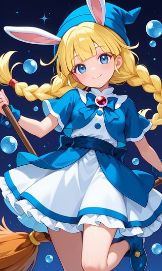 【画像あり】ウサギの女の子「パシフィカちゃん」に、ぷよぷよのウィッチのコスプレをさせてみました！