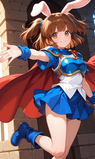 【画像】ウサギの女の子「メイベルちゃん」に、ぷよぷよのアルル・ナジャのコスプレをさせてみました！