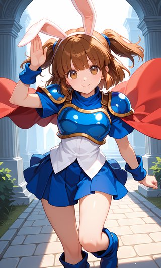 【画像】ウサギの女の子「メイベルちゃん」に、ぷよぷよのアルル・ナジャのコスプレをさせてみました！