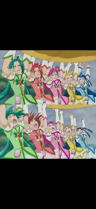 何かがおかしいアニメなどの画像ありますか？