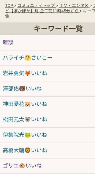 キーワードもハンネも編集不可にしてほしい