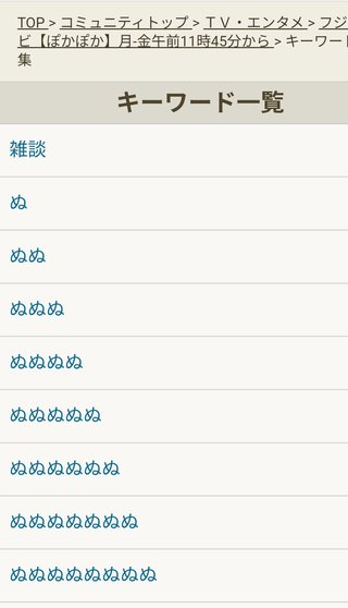 キーワードもハンネも編集不可にしてほしい