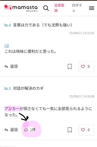 リニューアル後のママスタの取説