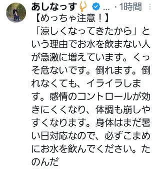 YouTube「あしなっすの一週間」